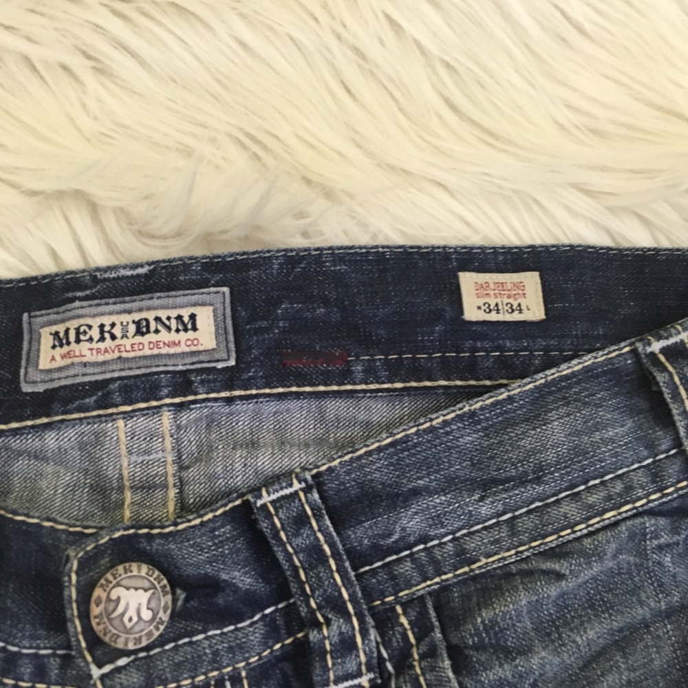 👖SOLD👖MEK DNM Darjeeling Slim Straight Jeans - Picture 5 of 8